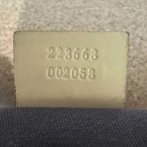 Gucci GG Canvas Beige Leather Trim Large Tote Bag Authentic - Picture 11 of 11